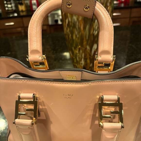 Fendi Vitello Glacier Medium FF Leather tote - Picture 7 of 9